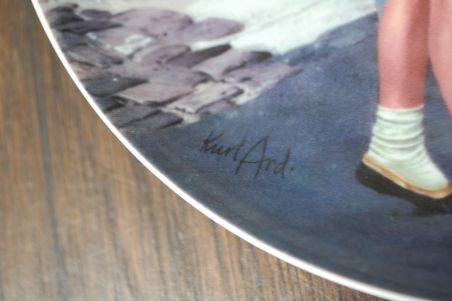 (n-8042/6) Bing & Grondahl, Kurt Ard, kollektsioontaldrik nr  6 120 B