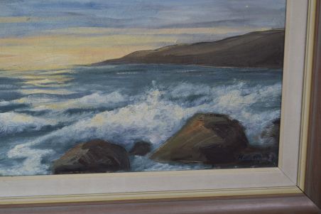 (n-8060) Lõuendil merevaade
