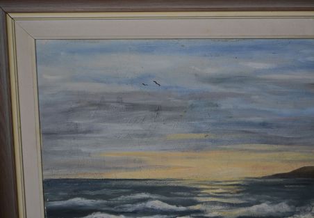 (n-8060) Lõuendil merevaade