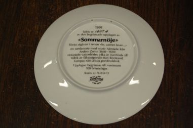 (n-8058/2) Rörstrand, Anders Zorni kolletsioontaldrik nr 1667A