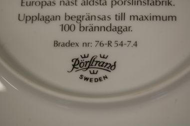 (n-8058/3) Rörstrand, Anders Zorni kolletsioontaldrik nr 898A