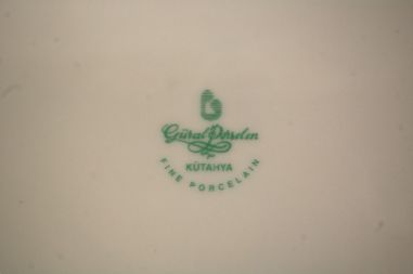(L-837/1) Güral Porzelen, Kutahya praetaldrikud, 6tk