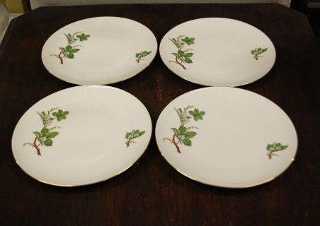(L-838/1) Bavaria Winterling Marktleuthen, viinamarjaokstega praetaldrikud, 4tk