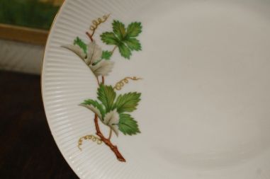 (L-838/1) Bavaria Winterling Marktleuthen, viinamarjaokstega praetaldrikud, 4tk