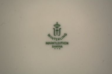 (L-838/1) Bavaria Winterling Marktleuthen, viinamarjaokstega praetaldrikud, 4tk