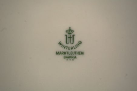 (L-838/1) Bavaria Winterling Marktleuthen, viinamarjaokstega praetaldrikud, 4tk