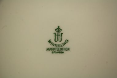 (L-838/2) Bavaria Winterling Marktleuthen, viinamarjaokstega supi-pastataldrikud, 4tk