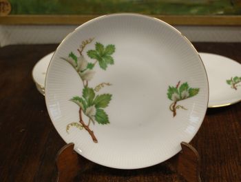 (L-838/3) Bavaria Winterling Marktleuthen, viinamarjaokstega salatitaldrikud, 6tk 2