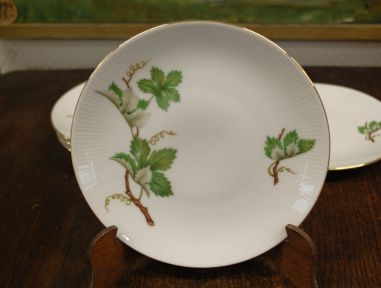 (L-838/3) Bavaria Winterling Marktleuthen, viinamarjaokstega salatitaldrikud, 6tk