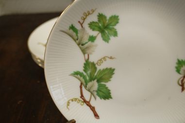(L-838/3) Bavaria Winterling Marktleuthen, viinamarjaokstega salatitaldrikud, 6tk