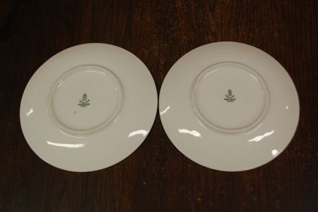 (L-838/3) Bavaria Winterling Marktleuthen, viinamarjaokstega salatitaldrikud, 6tk