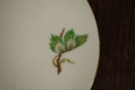 (L-838/3) Bavaria Winterling Marktleuthen, viinamarjaokstega salatitaldrikud, 6tk