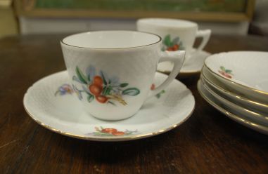 (n-8070) Bing & Grondahl, Copenhagen, kohvitassid-taldrikud, komplekt
