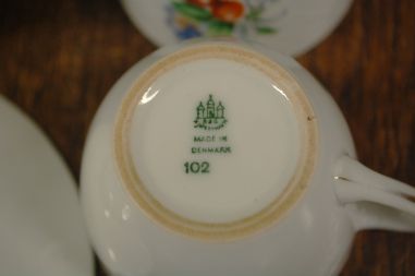 (n-8070) Bing & Grondahl, Copenhagen, kohvitassid-taldrikud, komplekt