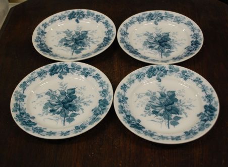 (n-7988/7) Villeroy & Boch, Brombeere, praetaldrikud "Murakas", 4tk