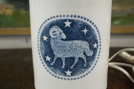 (n-8074) Royal Copenhagen, Kai Lange portselanist laualamp "Jäär"nr 927243