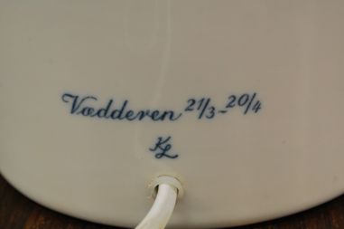 (n-8074) Royal Copenhagen, Kai Lange portselanist laualamp "Jäär"nr 927243