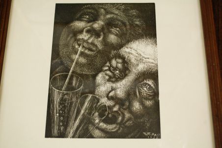 (P-1151) Viiralt, trükirepro Absindijoojad