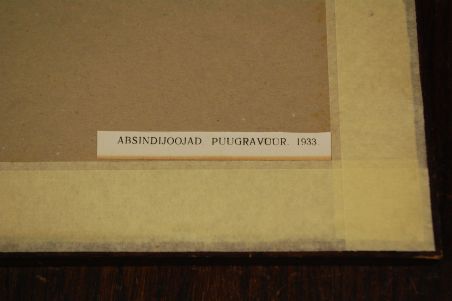 (P-1151) Viiralt, trükirepro Absindijoojad