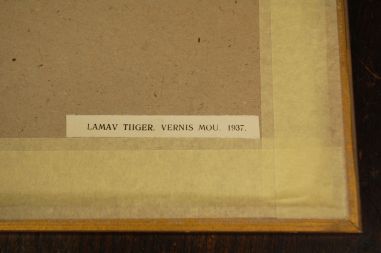 (P-1152) Viiralt, trükirepro Lamav tiiger