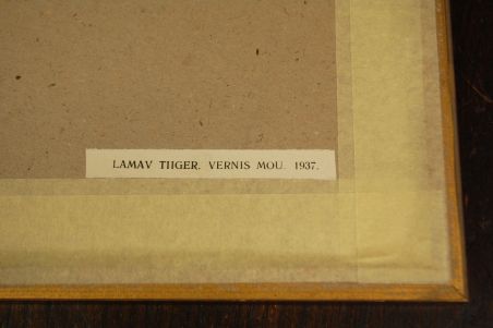 (P-1152) Viiralt, trükirepro Lamav tiiger