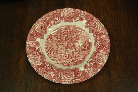 (n-2445) Woods Ware, Enoch Woods English Scenery, supi-pastataldrikud, 5tk