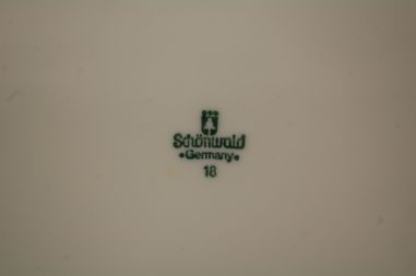 (n-2661/2) Schõnwald, lillelised salatitaldrikud, 6tk