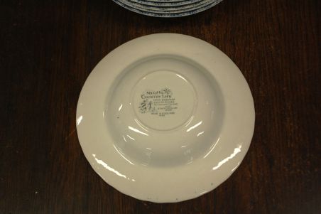 (n-3465/1) Myotts Country Life, hobustega sinised supi-pastataldrikud, 6tk