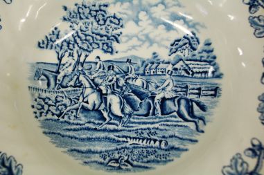 (n-3465/2) Myotts Country Life, hobustega sinised supi-pastataldrikud, 5tk