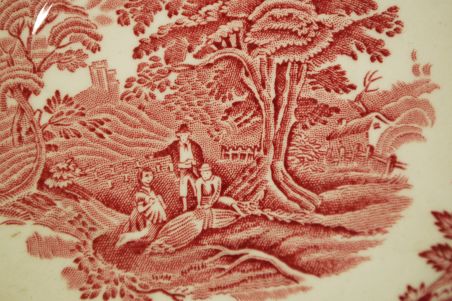 (n-3505/2) Enoch Wedgwood LTD, Woodland puljongikausid-taldrikud 4tk