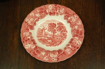 (n-3535)  Enoch Woods English Scenery, Woods Ware supi-pastataldrikud, 6tk 2
