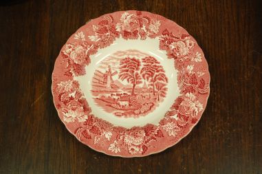 (n-3535)  Enoch Woods English Scenery, Woods Ware supi-pastataldrikud, 6tk