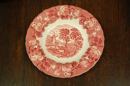 (n-3535)  Enoch Woods English Scenery, Woods Ware supi-pastataldrikud, 6tk