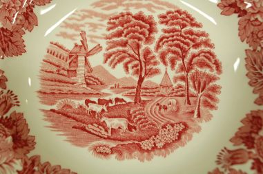 (n-3535)  Enoch Woods English Scenery, Woods Ware supi-pastataldrikud, 6tk