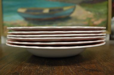 (n-3535)  Enoch Woods English Scenery, Woods Ware supi-pastataldrikud, 6tk