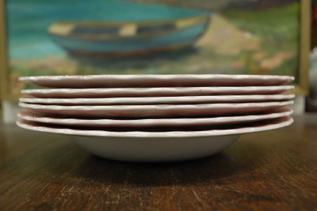 (n-3535)  Enoch Woods English Scenery, Woods Ware supi-pastataldrikud, 6tk