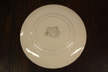 (n-4967/6) Myotts Country Life, hobustega punased salatitaldrikud, 4tk