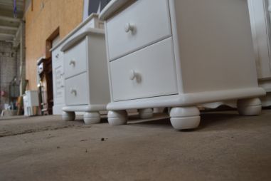 (n-8080) Sahtlitega valged öökapid, 2 tk komplektis