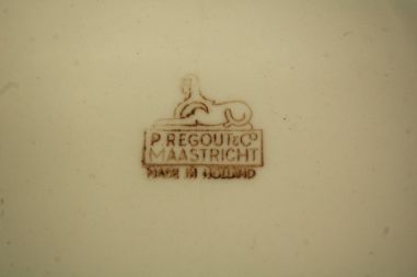 (n-2917) Petru Regout &Co, Maastricht, salatitaldrikud, 6tk
