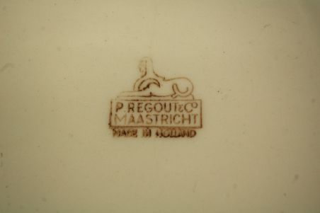 (n-2917) Petru Regout &Co, Maastricht, salatitaldrikud, 6tk