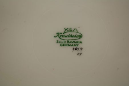 (n-3556/2) K&A Krautheim, Selb Bavaria, lillelised salatitaldrikud, 5tk