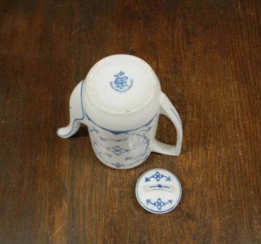 (n-3567) Jäger Eisenberg Original Blau Saks, kann