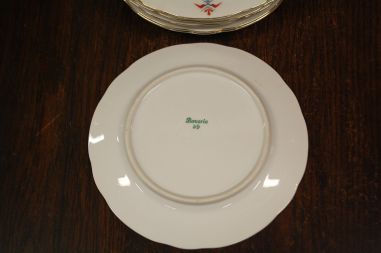 (n-3568/1) Bavaria Eschenbach Art Deco salatitaldrikud, 6tk