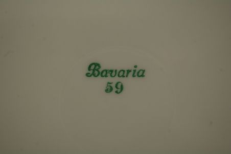(n-3568/1) Bavaria Eschenbach Art Deco salatitaldrikud, 6tk
