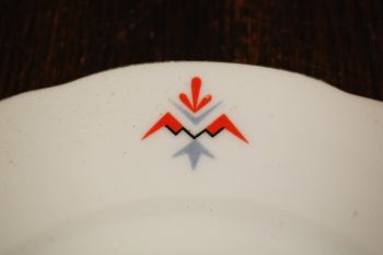 (n-3568/2) Bavaria Eschenbach Art Deco salatitaldrikud, 5tk 2