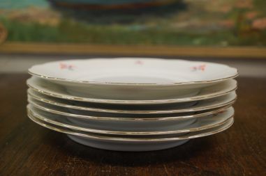 (n-3568/2) Bavaria Eschenbach Art Deco salatitaldrikud, 5tk