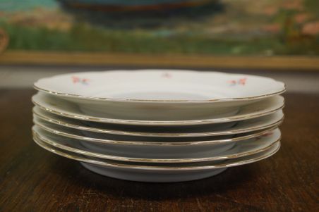 (n-3568/2) Bavaria Eschenbach Art Deco salatitaldrikud, 5tk
