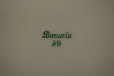 (n-3568/2) Bavaria Eschenbach Art Deco salatitaldrikud, 5tk