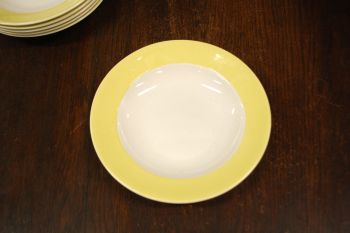(11-329/3) Boch Freres la Louviere, kollased supi-pastataldrikud, 6tk 2