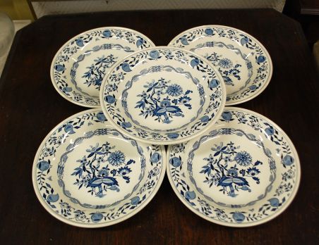 (n-3763) Boch Zwiebel, sibulamustriga supi-pastataldrikud, 5tk